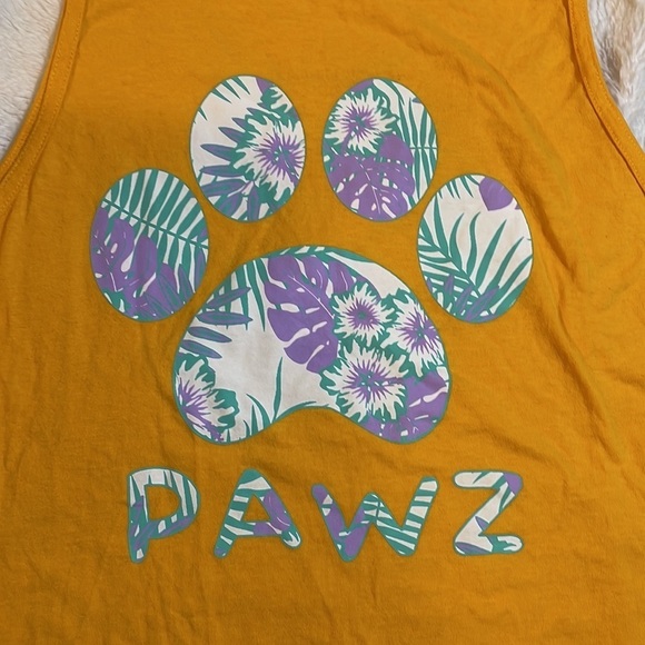 PAWZ‎ Yellow Tank Top - Picture 1 of 4